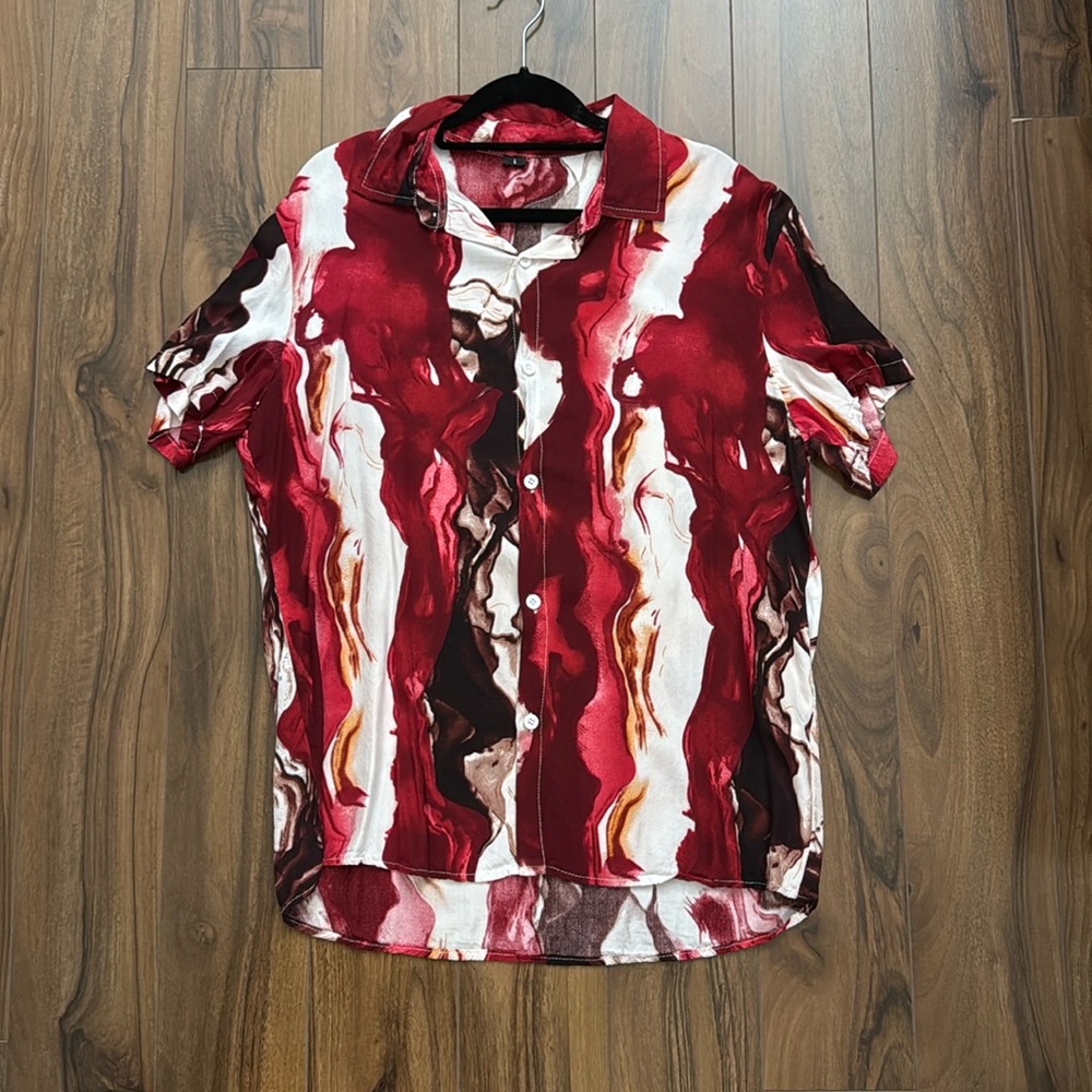 Men’s Short Sleeve Button Up Shirt